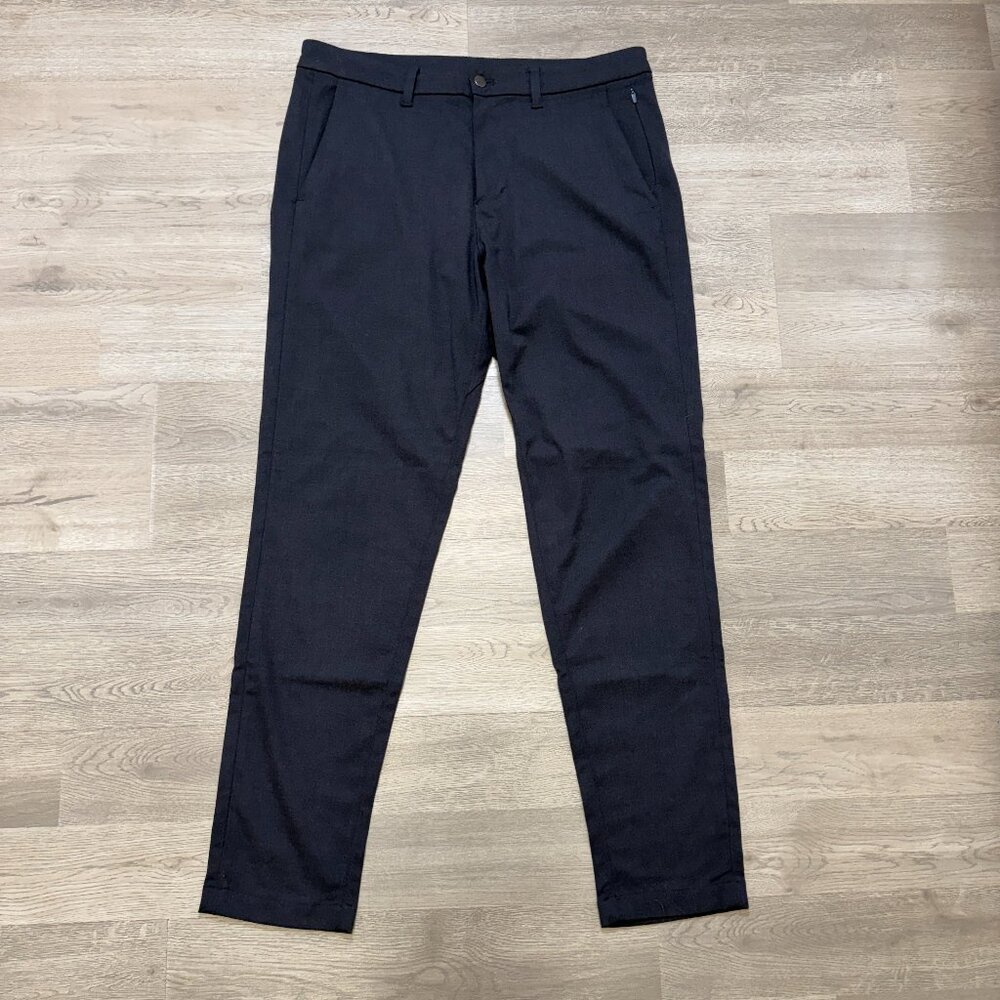 Lululemon Commission Pant Wool Blend Slim Fit Charcoal Grey 34x31‎